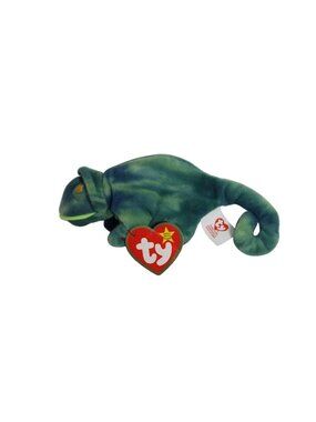 Vintage Teenie Beanie Babies Iggy the Iguana Collectible Plush Animal